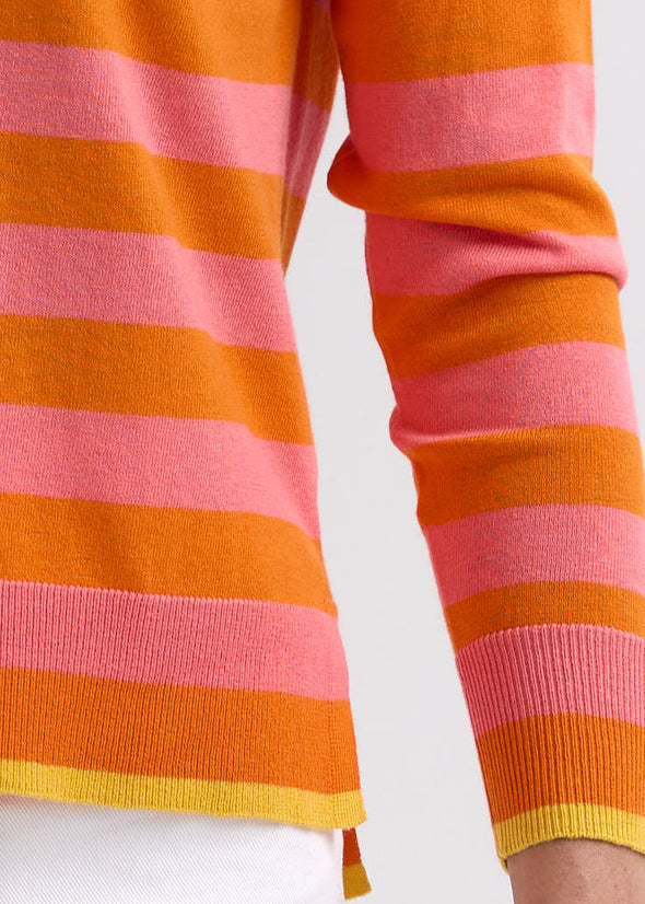 Zacket & Plover '7701 Essential V Knit' - Carrot