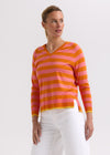 Zacket & Plover '7701 Essential V Knit' - Carrot