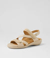 Ziera 'Beaux Sandal' - Vanilla/Camel