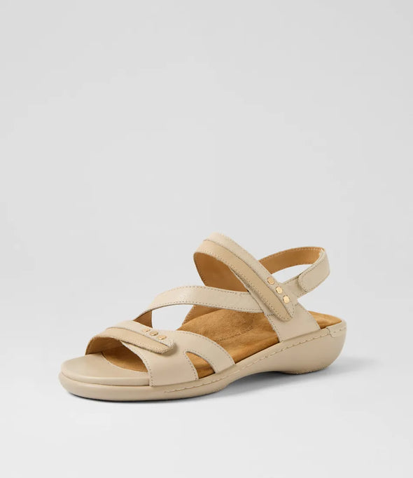 Ziera 'Beaux Sandal' - Vanilla/Camel