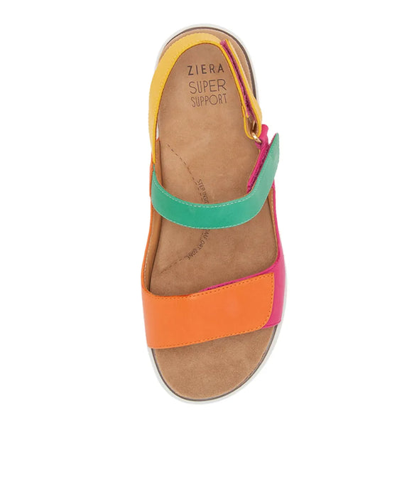 Ziera 'Benji Sandal' - Bright Multi