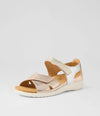Ziera 'Bronn Back-In Sandal' - Metallic Multi