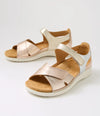 Ziera 'Bronn Back-In Sandal' - Metallic Multi