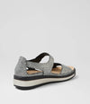 Ziera 'Gedd Back-In Sandal' - Black Gold Print
