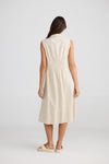 The Shanty 'Florentine Dress' - Natural jaquard