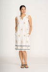 Foil 'Sew Special Dress' - Sand Geo