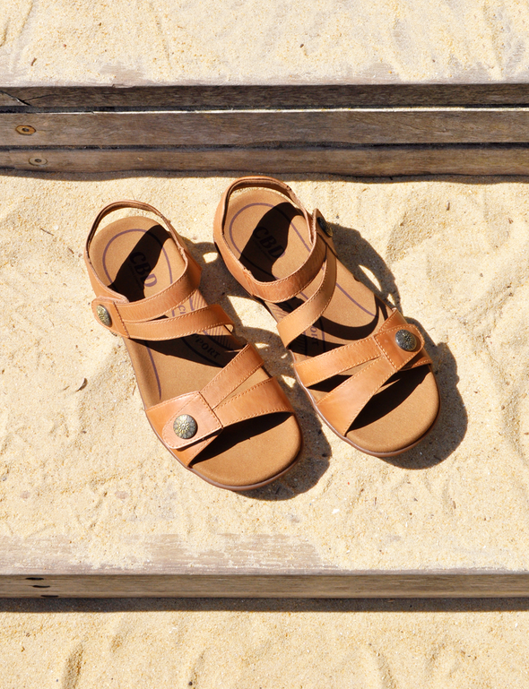 CBD 'Trophy Sandal' - Tan