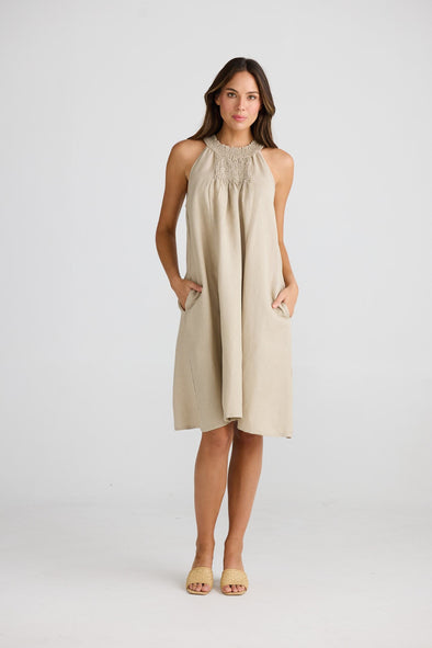 The Shanty 'Lopez Dress' - Natural