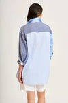 Shirty 'The Boyfried Shirt' - Blue Combo Stripe