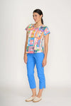 Foil 'V's So Fine Tee' - Sundowner