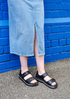 Pure Comfort 'Mleer Back In Sandal' - Black Sheep