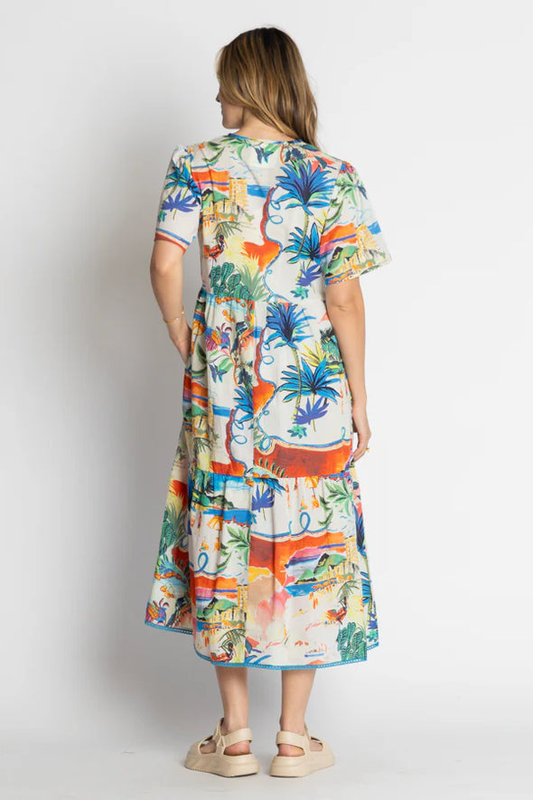 Lula Life 'Alba Midi Dress' - Print