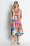 Lula Life 'Alina Midi Dress' - Melon