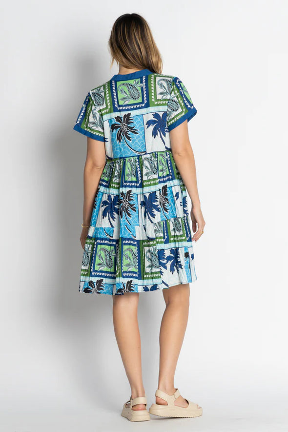 Lula Life 'Angelika Tiered Dress'  - Lagoon