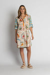Lula Life 'Exotica Shirtmaker Dress' - Multi