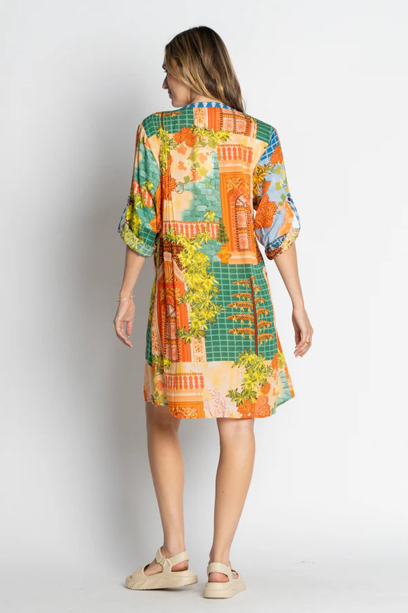 Lula Life 'Lanthea Button Dress' - Multi