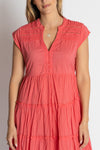 Lula Life 'Shayna Tiered Dress' - Geranium