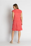 Lula Life 'Shayna Tiered Dress' - Geranium