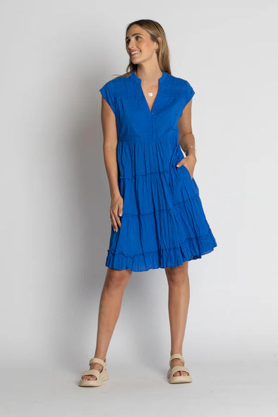 Lula Life 'Shayna Tiered Dress' - Ocean