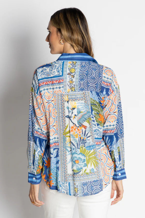 Lula Life 'Velora Shirt' - Ocean