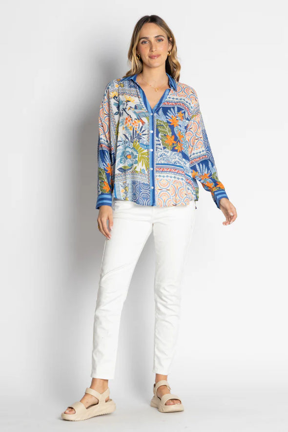 Lula Life 'Velora Shirt' - Ocean
