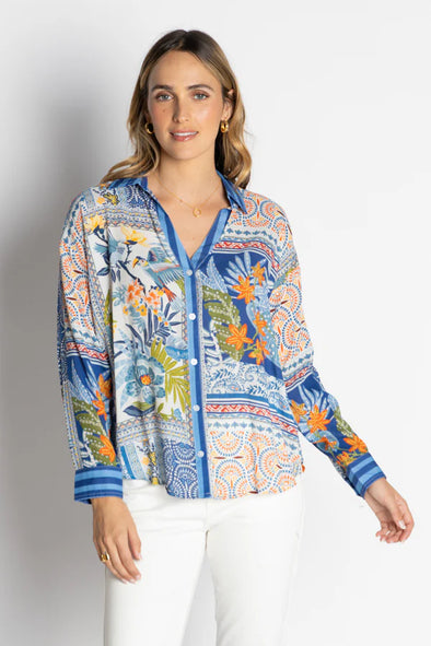 Lula Life 'Velora Shirt' - Ocean