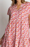 Ibisa 'Nashville Dress' - Melon