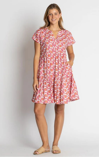 Ibisa 'Nashville Dress' - Melon