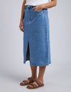 Foxwood 'Scout Midi Skirt' - Light Blue