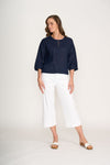 Foil 'Plot Twist Top' - Eclipse (Navy)