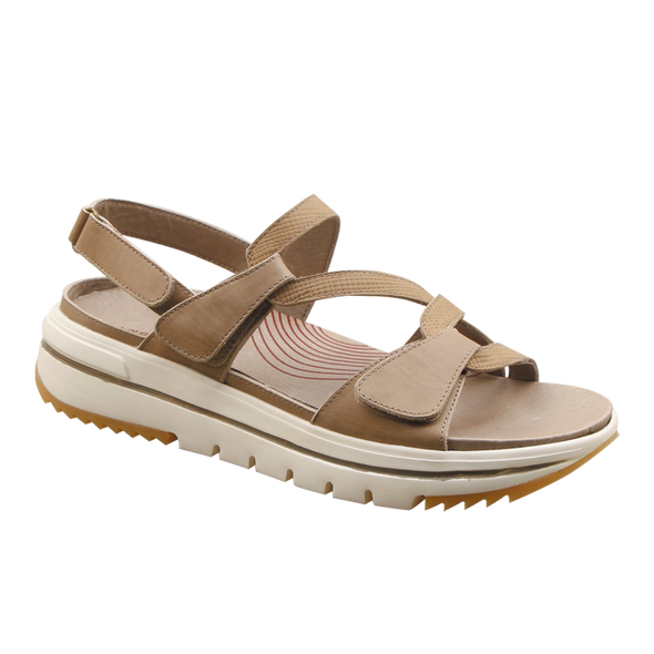 Pure Comfort 'Mia Sandal' - Light Khaki