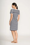 Foil 'Worth The Hype Dress' - Stripe Mix