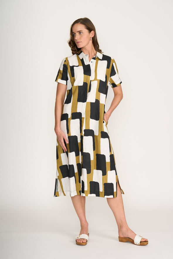 Foil 'Advance Interaction Midi Dress' - Art Box