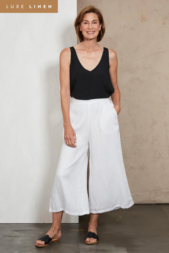 Eb & Ive 'Studio Crop Pant'- Salt