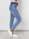 Threadz '36713T' Jogger Jeans - Denim Blue
