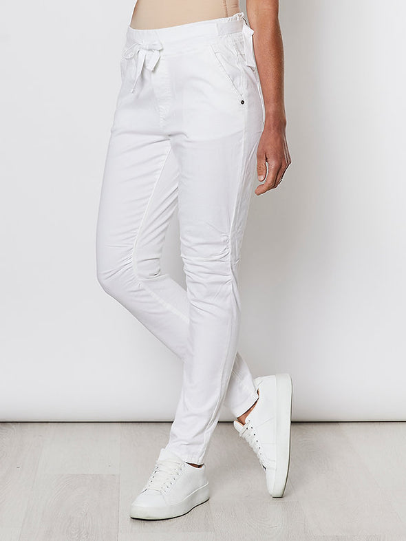 Threadz '38536' Jogger Jean - White