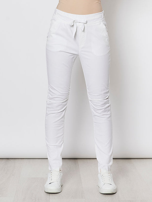 Threadz '38536' Jogger Jean - White