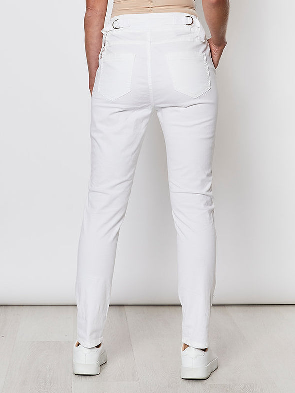 Threadz '38536' Jogger Jean - White