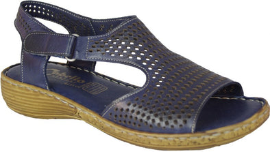 RE640 Cabello Navy Sandal Adjustable Cushioned