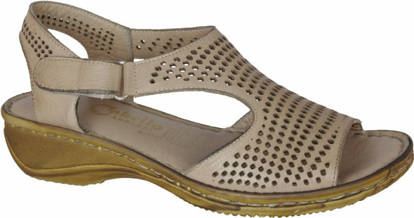 RE640 Cabello Taupe Sandal Adjustable Cushioned